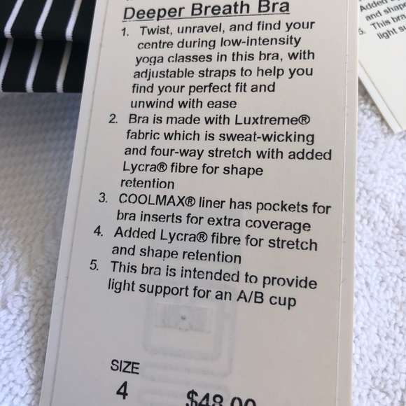 Lululemon deeper breath bra - Picture 2 of 4
